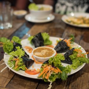 Nori Rolls at La Carotte Qui Rit in Koh Tao