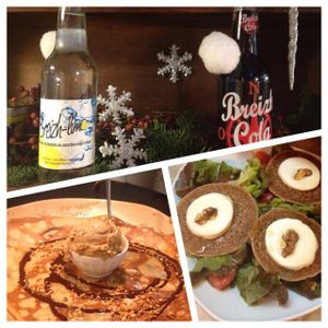 Excellent selection of traditional Breton beers, Breizh cola, amazing organic apple juice and cider and other unusual things you won't find elsewhere. at Mad'eo in Paris