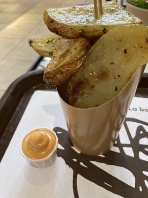 Fries with spicy vegan Mayo  at Veg & Veg in Florence