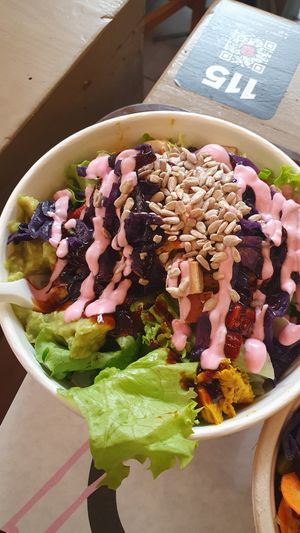 Vegan salad at Veg & Veg in Florence