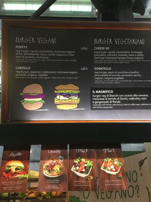 Vegan options at Veg & Veg in Florence