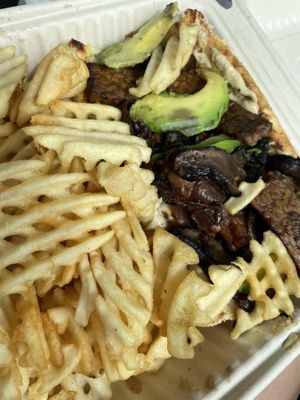 Heathen vegan sandwich  at Monty's Blue Plate Diner in Madison