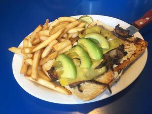 heathen vegan shoplifter’s delight at Monty's Blue Plate Diner in Madison