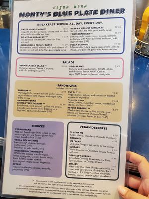  at Monty's Blue Plate Diner in Madison