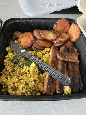 Vegan big breakfast. Toast not in pic. Obvs.  at Monty's Blue Plate Diner in Madison