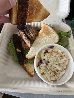 Vegan BLT.   at Monty's Blue Plate Diner in Madison