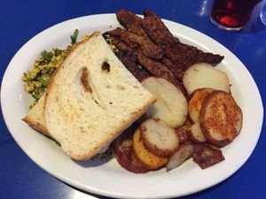 Vegan Country Breakfast at Monty's Blue Plate Diner in Madison