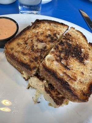 The Sheldon (not pictured: a delicious side salad with delicious vegan caesar dressing)  at Monty's Blue Plate Diner in Madison