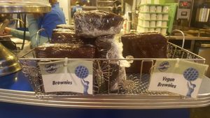 To go brownies at the register at Monty's Blue Plate Diner in Madison