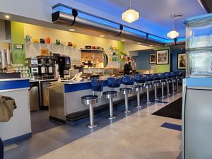 Inside bar at Monty's Blue Plate Diner in Madison