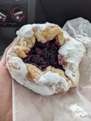 Mixed berry danish at Mother Fool's Coffeehouse in Madison