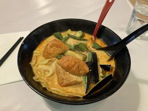 Laksa  at Vegie Hut in Box Hill