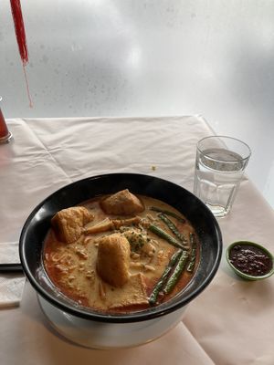 Very bland ‘laksa’ $18  at Vegie Hut in Box Hill