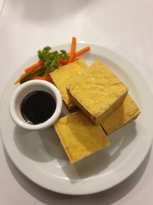 Fried tofu $6.50 at Vegie Hut in Box Hill