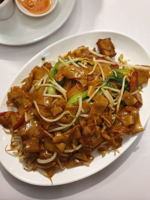Fried kuey teow $18.80 at Vegie Hut in Box Hill