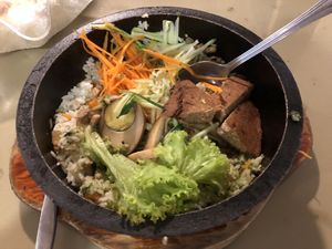 Rice claypot  at Pidoa Nature in Phnom Penh
