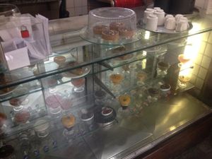 Dessert case at Vegan Vegan in Rio De Janeiro