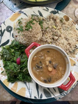 Daily menu  at Vegan Vegan in Rio De Janeiro