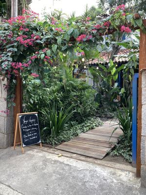 Entrance  at Vegan Vegan in Rio De Janeiro