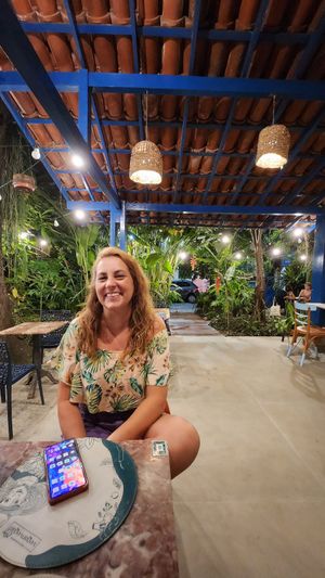 Smile to the view at Vegan Vegan in Rio De Janeiro