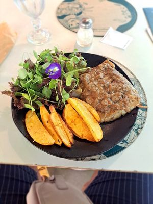 Seitan ao molho madeira at Vegan Vegan in Rio De Janeiro