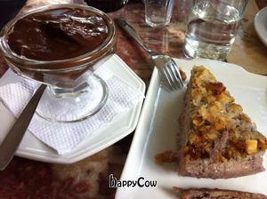 Desserts! Cacao Mouse and Banana Tart/Pie at Vegan Vegan in Rio De Janeiro
