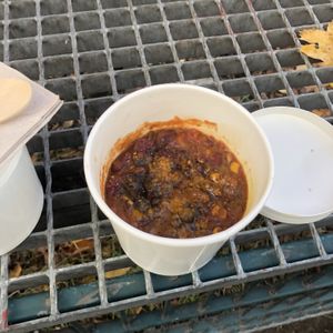 Chili Kon Karma - yummy - but coronawise on the street   at Barkett in Berlin