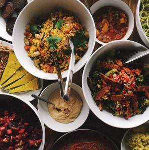 Sunday brunch selection  at Barkett in Berlin