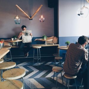 quiet morning at the Barkett   at Barkett in Berlin