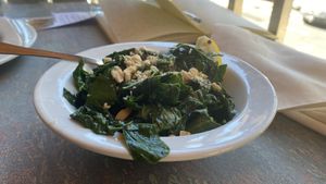 Kale side dish  at Veganized in New Brunswick