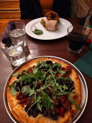 The dishes we ordered at Veganized in New Brunswick