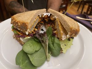 BBQ sammy  at Veganized in New Brunswick