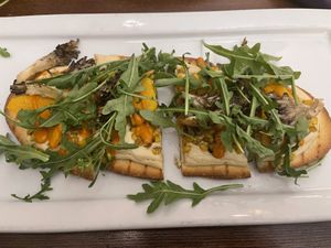 squash flat bread   at Veganized in New Brunswick