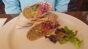 Falafel Wrap at Veganized in New Brunswick