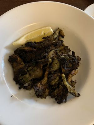 Off the Grill Oyster Mushrooms   at Veganized in New Brunswick