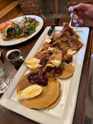 Pancakes at Veganized in New Brunswick