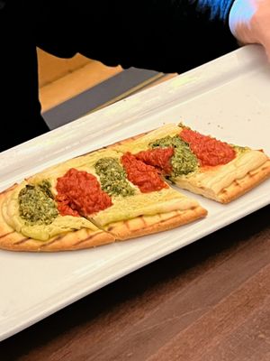 Margarita Pizza at Veganized in New Brunswick