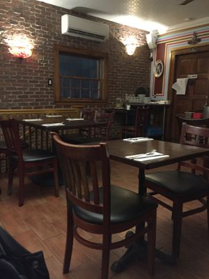 Upstairs dining at Veganized in New Brunswick