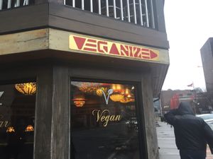 Outside  at Veganized in New Brunswick