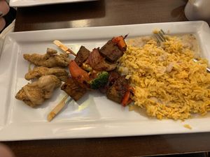 BBQ skewers (AMAZING) at Veganized in New Brunswick