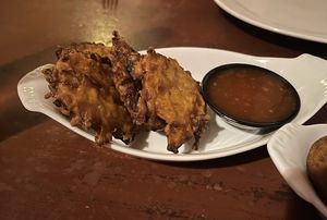 Fritters  at Its Mirchi Healthy Indian in Paddington