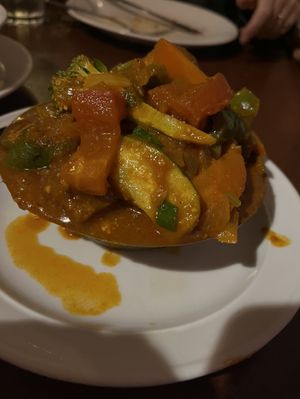 Vegetable curry  at Its Mirchi Healthy Indian in Paddington