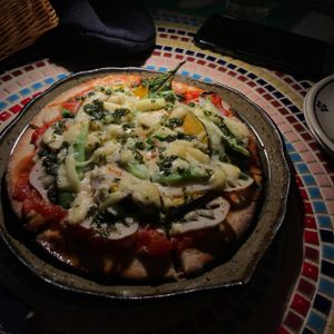 Pizza at Hiruneko Shokudou in Itoshima