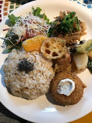 daily lunch  at Hiruneko Shokudou in Itoshima