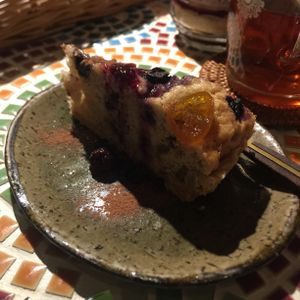Blueberry kumquat tart (ブルーベリーと金柑のタルト) at Hiruneko Shokudou in Itoshima