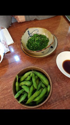seaweed salad and edamame at Markt 28 in Kaiserslautern