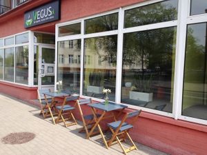 Outdoor sitting at Vegus Bar in Rzeszow