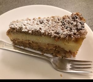 Apple pie at Vegus Bar in Rzeszow