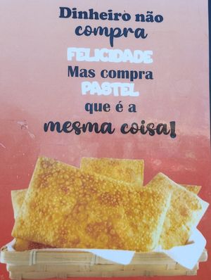 Pastel vegetarian lacto. at Baruc Natural in Florianopolis