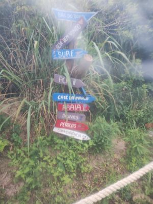 Nice quotes on the trail at Baruc Natural in Florianopolis